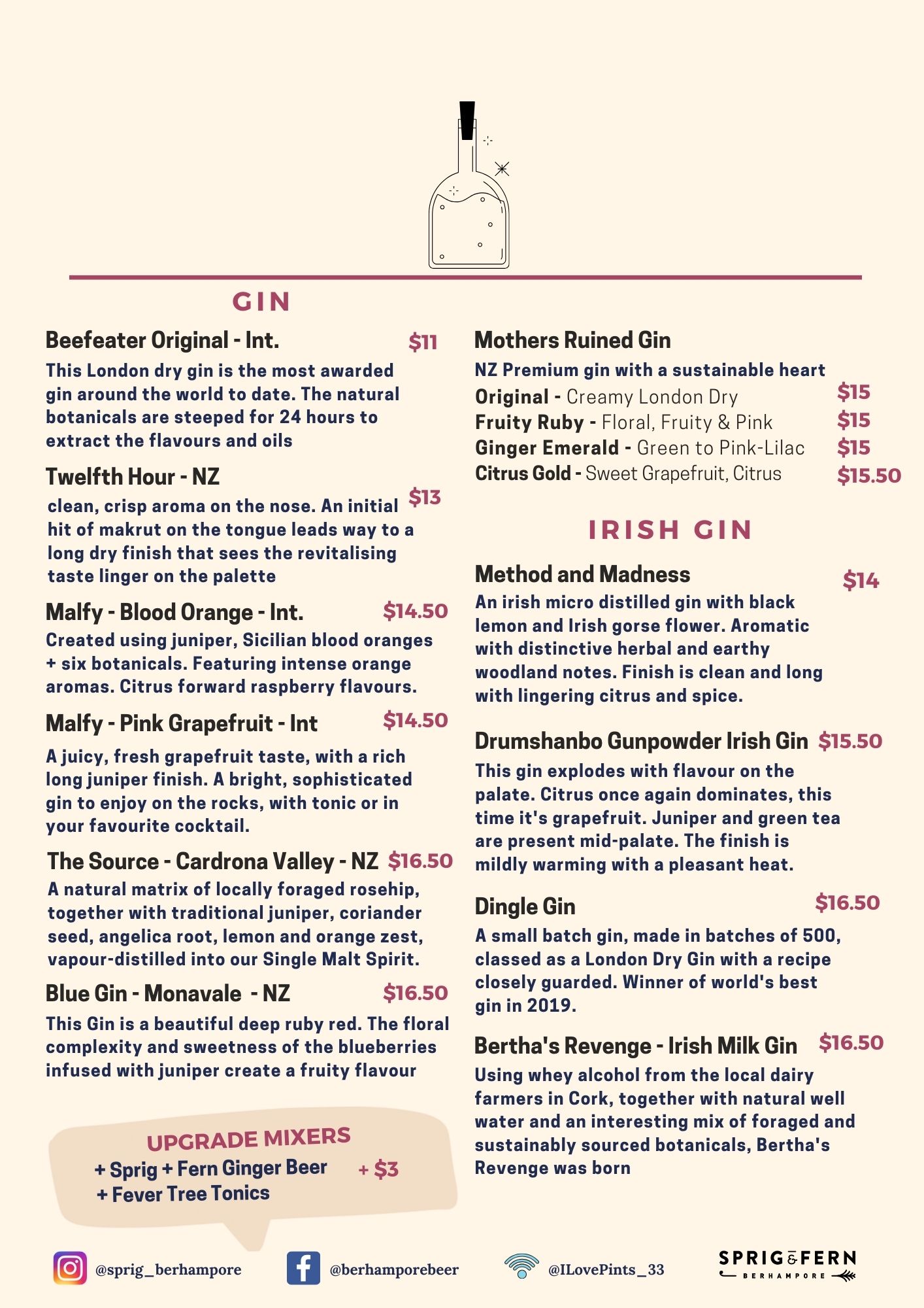 Spirits - Gin